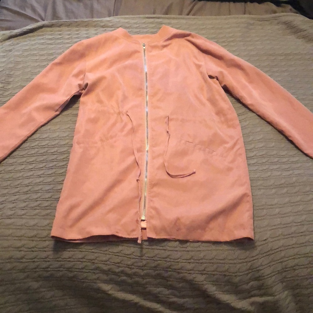 Michel brand long zip up jacket , small